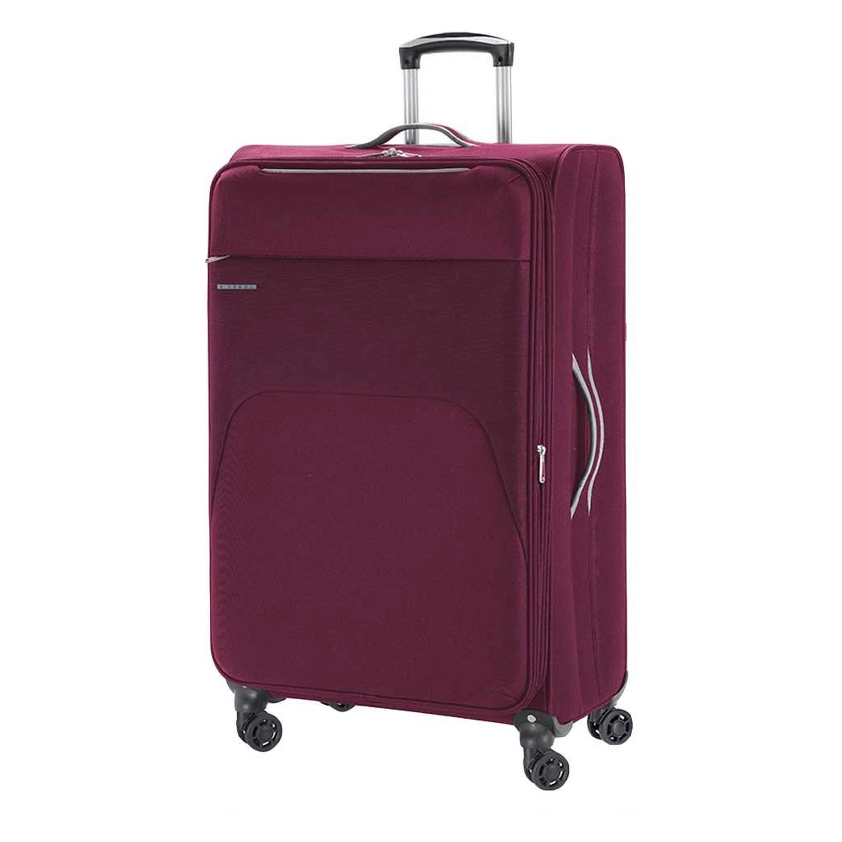Buy Gabol Zambia 4 Wheel Soft Casing Luggage Trolley 79cm Burgundy ...