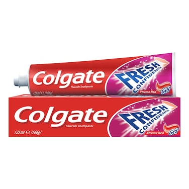 Colgate Fresh Confidence Xtreme Red Gel Toothpaste 125ml