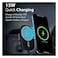 Promate VentMag-15W Magnetic Wireless Charging Car Mount Black