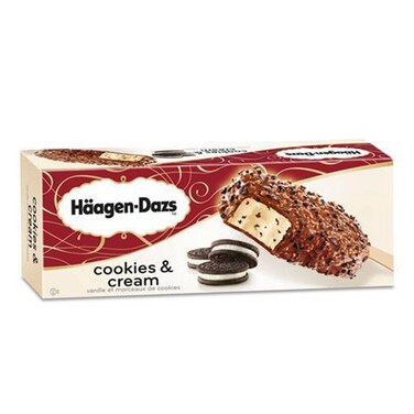 Haagen Dazs Pint Cookies &amp; Cream Ice Cream Stick 80ml