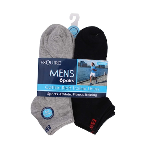 Buy Men's Trainer Socks Pieces Set Mixed Colors Free Size Online