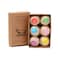 6-Piece Sea Salts Bath Bomb Set Yellow/Blue/Pink 5ounce