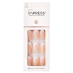 Buy Kiss imPRESS Press-On Manicure Nails So French KIMM04C in UAE