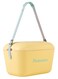 Polarbox 20L Portable Ice Box, For Outdoor Use, Drinks And Food, Pop Storage Box, Yellow/Cyan Cooler with Cyan Leather Strap