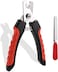 Bear Pet Dog Cat Nail Clipper and Trimmer with Safety Guard to Avoid Over-Cutting Nails &amp; Free Nail File