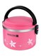 Royalford Round Lunch Box Pink/White/Black 1L