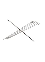 اشتري Generic 6-Piece Stainless Steel Bbq Skewer Set Silver 10Inch في الامارات