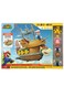 Nintendo Super Mario Deluxe Bowser Airship Playset with 5 Figures and 4 Accessories Batteries Included