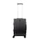 STARGOLD Luggage Bag TPC Hard Side Suitcase 360&deg; Rotational Wheels and Lockable System Travel Bag 20 Inch Black