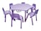 Rbwtoys Compatible Activity Plastic Adjustable Star Shaped Chair Table Set For Kids RW-17140 Size, 120&times;37cm