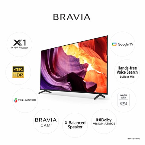 SONY 55INCH GOOGLE TV KD-55X80K