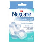 Buy Nexcare Clear Waterproof Bandages Assorted 30 PCS in UAE