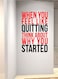 Spoil Your Wall Gym Quote Design Wall Decal Red/Black 60x90cm