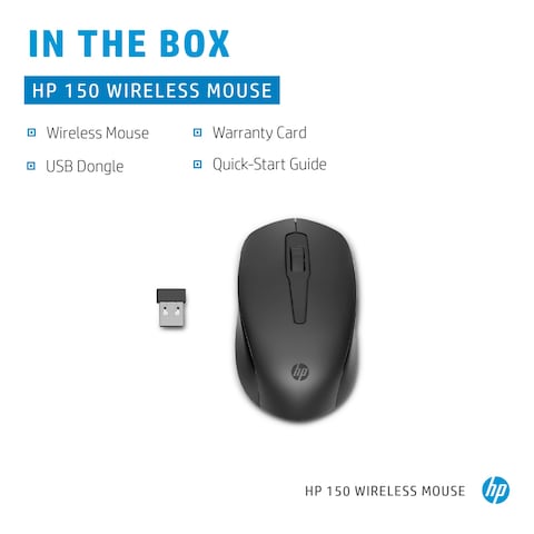 HP 150 Wireless Mouse Black