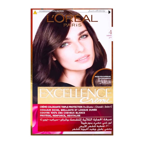 L&#39;Oreal Paris Excellence Creme Hair Color - 4.0 Brown