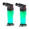 Lavish 2-Pack Windproof Butane Gas Adjustable Flame Torch Lighter Green Color