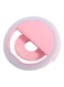 Generic - SG-11 Mini Rechargeable Phone LED Selfie Lamp Ring Light 8.3centimeter Pink/White