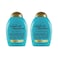 Ogx Renewing Argan Oil Of Morocco Shampoo And Conditioner Blue 385ml Pack of 2