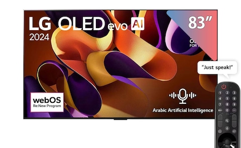LG 83-inch OLED EVO AI G4 4K UHD Smart TV - 83OLED83G46LA