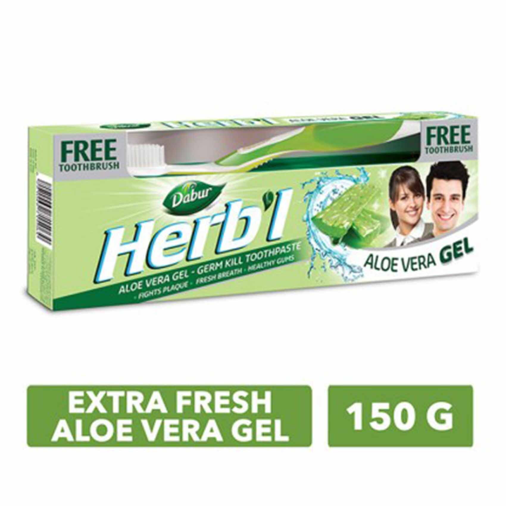 Buy Dabur Herbal Tooth Paste Aloe Vera 150G Online | Carrefour Kenya