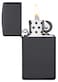 Zippo 1618 Slim Black Matte Windproof Lighter