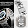 Spigen Modern Fit 316L Stainless Steel band for Apple Watch Ultra 2 band/Apple Watch Ultra (49mm) / Series 9/8/7 (45mm), Series SE2/6/SE/5/4 (44mm) and Series 3/2/1 (42mm) Band Strap - Silver