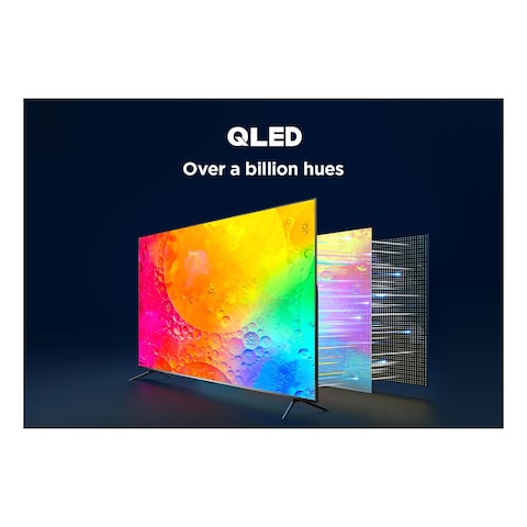 TCL C645 Series 50-Inch 4K UHD Smart Google QLED TV 50C645 Black