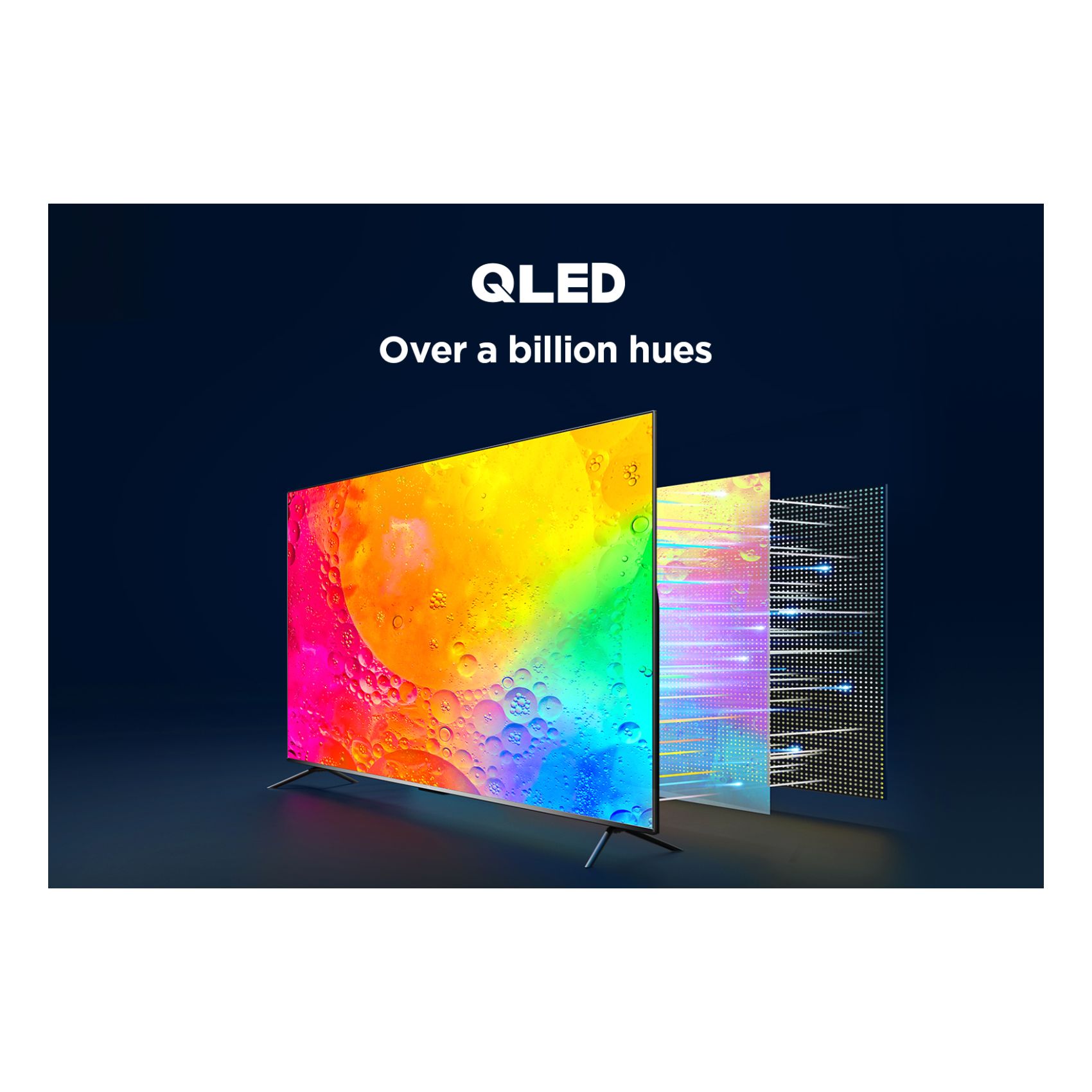 TCL C645 Series 50-Inch 4K UHD Smart Google QLED TV 50C645 Black