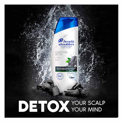 Head &amp; Shoulders Charcoal Detox Anti-Dandruff Shampoo 400ML 2+1