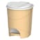 Cosmoplast Pedal Bin With Inner Beige 10L