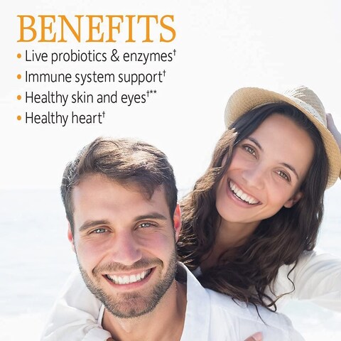 Garden Of Life Vitamin C, Vitamin Code Raw Vitamin C, 120 Vegan Capsules, 500mg Whole Food Vitamin C With Bioflavonoids, Fruits &amp; Veggies, Probiotics, Gluten Free Vitamin C Supplements For Adults
