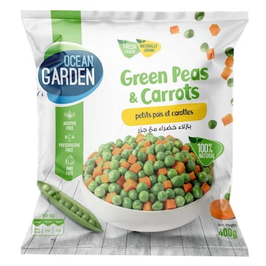 Ocean Garden Frozen Peas And Carrots 400GR