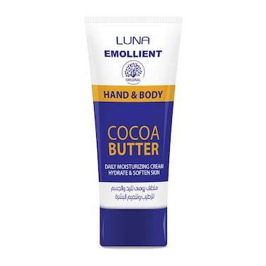 Luna Emollient Hand and Body Cream with Cocoa Butter - 75 gram
