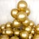 Erweicet 12Inch Chrome Metallic Gold Balloons For Party 50 Pcs Thick Latex Balloons For Party Decorations (Gold)