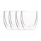 Blackstone Double Wall Glass Tumbler Set Clear 250ml 4