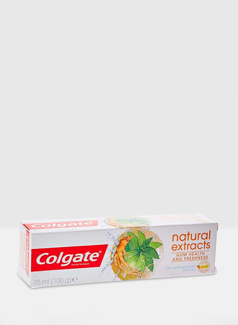 Buy Colgate Natural Extracts Ginseng Toothpaste 75ml Online | Carrefour UAE