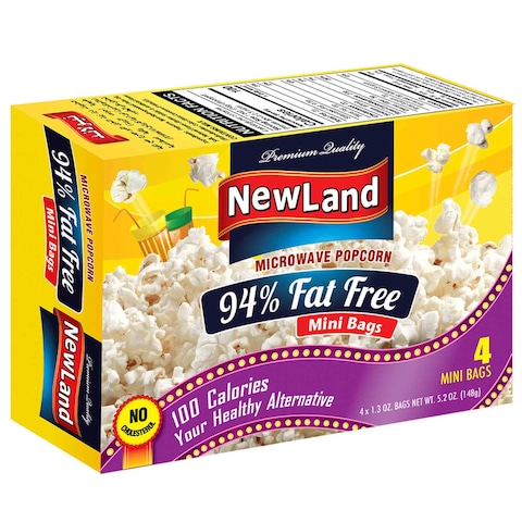 Newland Popcorn Microwave 94% Fat Free 148 Gram