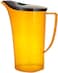 Flamingo Water Pitcher With 4 Cups, Black/Yellow, FL5928WJ