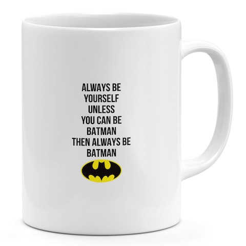 Loud Universe - Batman 11oz Ceramic Coffee Mug Black Batman Quote Novelty Coffee Mug Gift