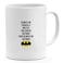 Loud Universe - Batman 11oz Ceramic Coffee Mug Black Batman Quote Novelty Coffee Mug Gift