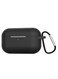Generic Protective Charging Case Cover With Carabiner For Apple Airpods Pro Mysterious Black