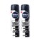 Nivea Deodorant Spray Female Black &amp; White 200mlx2 Pieces