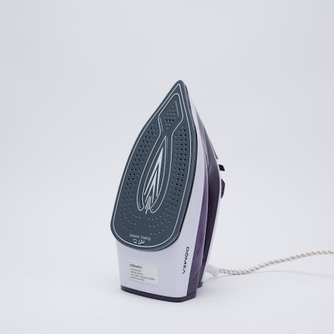DOMEA&reg;&reg; 2200W Steam Iron With Ceramic Sole Plate  Adjustable Thermostat   Anti Drip Function   Light Weight  Suitable For All ClothTypes   Anti Calc &amp; Auto Clean   2 Years Warranty