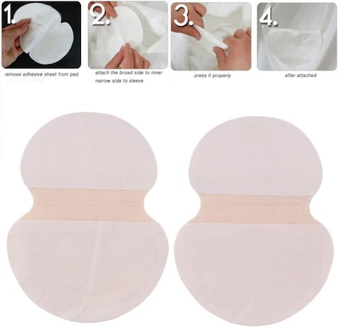 30pcs Underarm Sweat Pads - Disposable Absorbent Underarm Sweat Shields Unisex