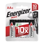 Buy Energizer Max AA Alkaline Batteries (E91BP) - Pack of 8 in UAE