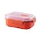 Lock and Lock Rectangular Microwave Container - 1.1 Liters - Orange