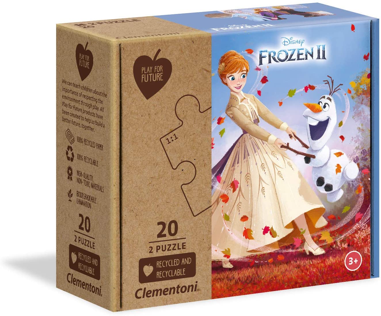 Buy Clementoni Puzzle Play For Future Frozen 2 2X20 Pieces Online ...