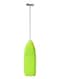 Generic Handheld Egg Beater Electric Milk Whisk Green/Silver 19.5x3.5x2centimeter