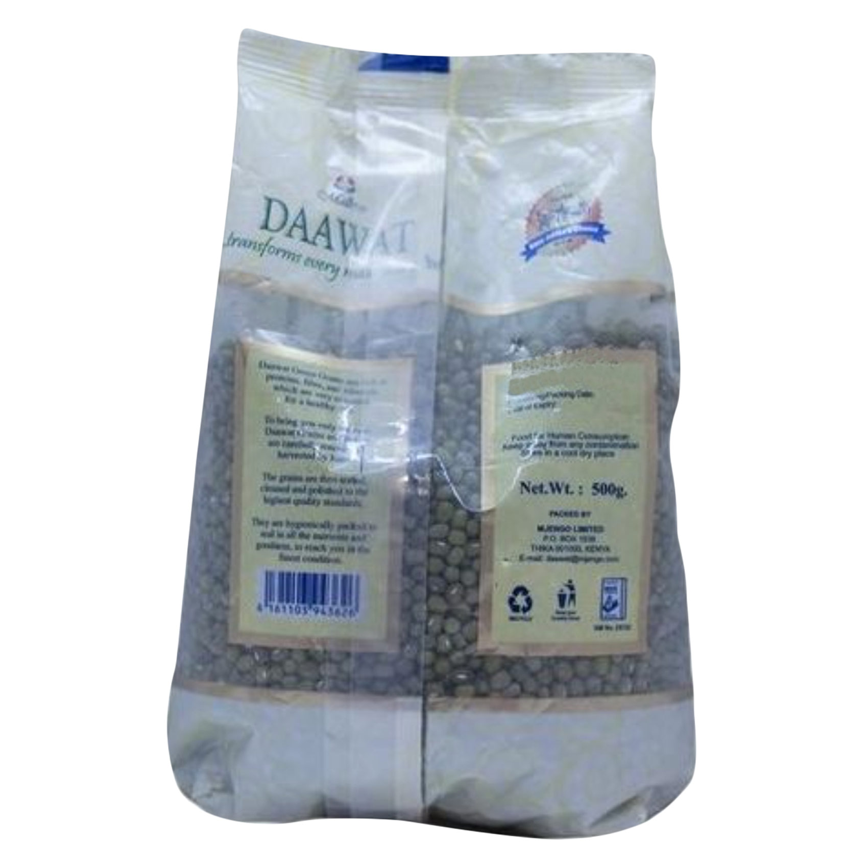 Daawat Pulses Green Grams 500g