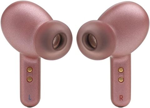 JBL Live Pro 2 True Wireless Noise Cancelling Earbuds, JBL Signature Sound, Smart Ambient, 40H Battery, 6 Microphones, Oval Tube, Multi-Point Connection, IPX5 Water Resistant - Rose, JBLlivepro2Ros